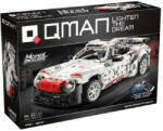 Qman 54008 Speedy Shadow Fehér Sportautó - Távirányítós Építőjáték