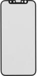 eSTUFF védőfólia Apple iPhone X-hez, edzett üveg, Titan Shield védelem, teljes burkolat, fekete (ES501510)