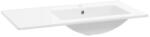 Defra Plan mosdótál 91x46 cm négyszögletes beépíthető fehér 1729 (1729)