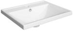 Defra Barcelona mosdótál 50x40 cm négyszögletes beépíthető fehér 2420 (2420)
