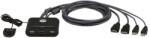 ATEN Превключвател kvm aten cs22hf, Дву портов usb hdmi (aten-cs22hf) - hits
