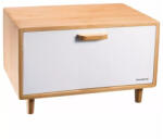 Klausberg Retro kenyértartó - rozsdamentes acél / bambusz (KB-7400)