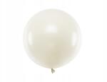 Party Deco Kerek lufi, 60cm, Pastel Light Cream színű