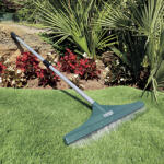 Nortene Brushy műfű seprű (17x45.5 cm) teleszkópos nyél, zöld (2019996)