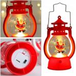 BNTrade Lampion Led Lámpa, karácsonyi dekoráció, 3x AG10 elem, 15.5cm magas, piros színű (BNT_LAMPION.ŚWIĘTA)