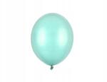 Party Deco Lufik Strong, 23cm, Metallic Mint Green, 100 db