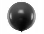 Party Deco Kerek lufi, 1m átmérő, pasztell fekete