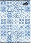 Victoria Füzet, tűzött, A4, kockás, 80 lap, COOL BY VICTORIA "Mediterrain patterns - tonerpiac