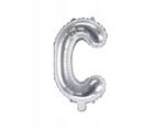 Party Deco Fólia lufi ''C'' betű, ezüst, 35cm