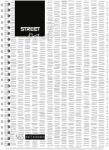 STREET Spirálfüzet STREET Pad A5 vonalas 100 lapos fehér (67126)