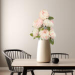  Műnövény dekoráció - krizantém - rózsaszín - 12 x 58 cm 11912E (11912E)