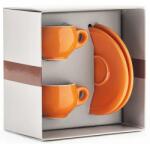 Danesi Duo szett Narancssárga - Darkova Kazetta 2 Csésze és 2 Tányér - narancssárga