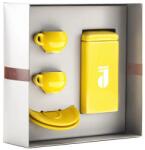 Danesi Duo Plus Szett Sárga - Sötét Kazettás Kávé 250 g + 2 Csésze és 2 Alsó alátét - Sárga