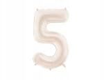 Party Deco Fólia lufi, Size 5, 86cm, világos bézs