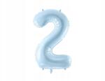 Party Deco Fólia lufi, Size 72cm, világos kék, Party Deco