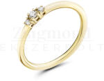  14 karátos arany eljegyzési gyűrű gyémánttal (AU9796) AU9796
