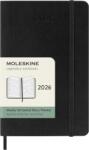 Moleskine Naptár 2026, Fekete, Pocket, Horizontal, Heti, Soft, 9×14cm (8056999275280)