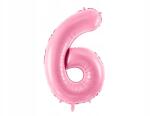 Party Deco Fólia lufi, Size 86cm, rózsaszín, Party Deco