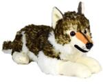  Figurină de pluș lup culcat - 28 cm (BI670626)