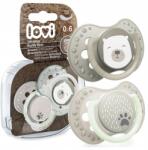 LOVI Szilikon dinamikus cumi BUDDY BEAR 0-6 hó (2 db)