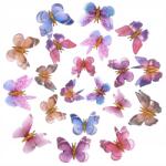  Hajcsatok Pillangók, 17db, Lányoknak, ajándék, színes