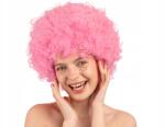 Party Deco Afro paróka, világos rózsaszín, Halloween, Farsang (PER5-081J)