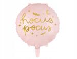 Party Deco Hocus Pocus fólia lufi, rózsaszín, 45cm, Halloween
