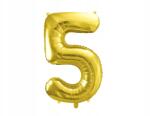 Party Deco Fólia lufi, 72cm, világos arany, Size 5