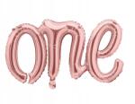 Party Deco Fólia lufi One, Size 66x37cm, rozé arany