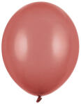 Party Deco Strong lufik, Size 27cm, pasztell burgundi, 100db/csomag