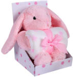 DuetBaby Babatakaró plüss állatkával RÓZSASZÍN (DB562-R)