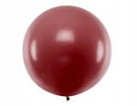 Party Deco Kerek lufi, 1m, pasztell burgundi