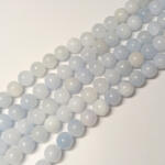  Kék Angelit Ásványgyöngy Gyöngyfüzér 8mm