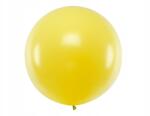 Party Deco Kerek lufi 1m, pasztell sárga