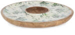 Bizzotto Platou lemn mango email multicolor Thara Ø39x4h (0550961deco) Tava