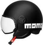 MomoDesign FGTR Classic Mono Matt Black/White Cască Moto Jet ECE 22.06 21184A7001001 (21184A7001001)