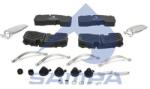 SAMPA set placute frana, frana disc SAMPA 096.616 (096.616)