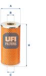 UFI Filtru ulei UFI 25.401. 00 (25.401.00)