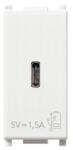 Vimar Alimentator USB de tip A 5V 1.5A Vimar Plana alb (VIM-14292.C.25)