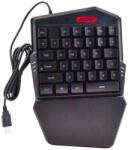 Andowl Tastatura unica pentru jocuri : Culoare - negru (Q-JP60)