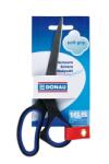 DONAU Olló, irodai, 16, 5 cm, DONAU "Soft Grip", fekete-kék (DSG16)