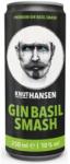 KNUT HANSEN Gin Basil Smash (bazsalikomos) fém doboz 10% 250 ml - mindenamibar