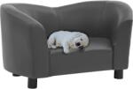 vidaXL Dog sofa 67x41x39 cm grey pleather 170948