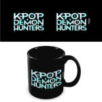 Pyramid International K-POP DEMON HUNTERS (K-POP LOGO) fekete bögre (MGB2510456)