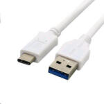 C-Tech Cablu USB 2.0 AM la USB-C (AM/CM), 1m, alb (CB-USB2C-10W)