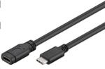 PremiumCord Cablu prelungitor USB-C PREMIUMCORD (USB 3.1 generația 1), C/M - C/F, 1m (ku31mf1)