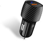CONNECT IT CONECTAȚI-O Încărcător auto InCarz QUICK CHARGE 3.0, 1x USB-A, 3 A, carbon (CCC-5012-CA)