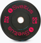 Sveltus Olimpiai bumper tárcsa Sveltus Training Olympic Disc 25 kg black Súlytárcsa