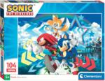 Clementoni Puzzle Clementoni din 104 de piese - Sonic (27267) Puzzle