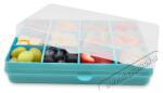 Melii Snackle Box snack doboz, kék-zöld